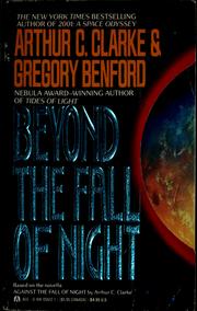 Front cover of Beyond the fall of night by Arthur C. Clarke