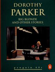 Front cover of Big Blonde and Other Stories by Dorothy Parker