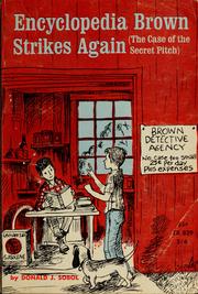Cover of Encyclopedia Brown Strikes Again by Donald J. Sobol