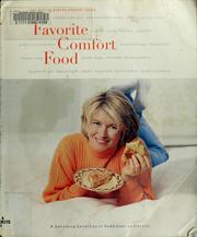 Front cover of Favorite comfort food by Martha Stewart