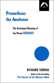 Front cover of Prometheus the awakener by Richard Tarnas