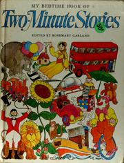 Front cover of My bedtime book of two-minute stories by Rosemary Garland