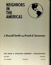 Front cover of Neighbors in the Americas by J. Russell Smith
