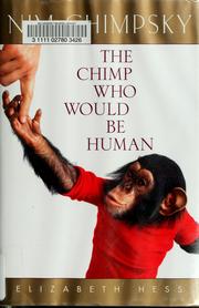 Cover of Nim Chimpsky by Elizabeth Hess