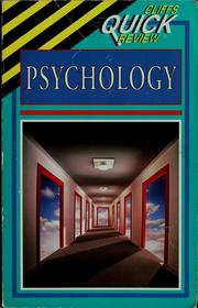 Front cover of Psychology by Theo Sonderegger