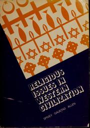 Cover of Religious issues in western civilization by Robert A. Spivey
