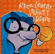 Front cover of Rhea learns what's right by Stephen R. Covey