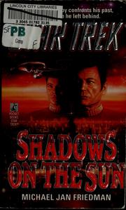 Front cover of Star Trek - Shadows on the Sun by Michael Jan Friedman