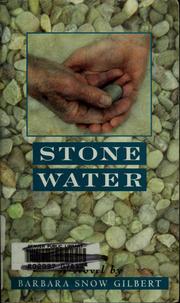 Cover of Stone water by Barbara Snow Gilbert