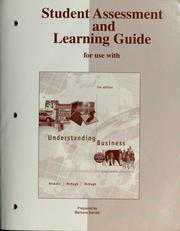 Cover of Student assessment and learning guide for use with Understanding business by William G. Nickels