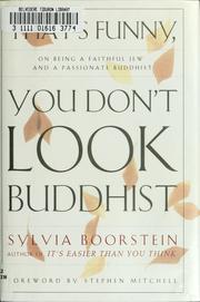 Front cover of That's funny, you don't look Buddhist by Sylvia Boorstein