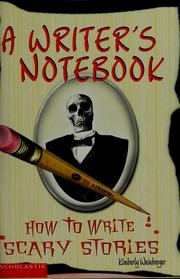 Cover of A writer's notebook by Kimberly Weinberger