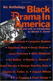 Cover of Black drama in America by Darwin T. Turner
