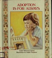 Cover of Adoption is for always by Linda Walvoord