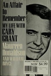 Front cover of An affair to remember by Maureen Donaldson