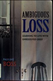 Cover of Ambiguous loss by Pauline Boss