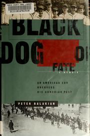 Front cover of Black dog of fate by Peter Balakian