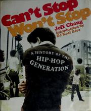 Cover of Can't stop, won't stop by Jeff Chang