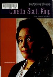 Front cover of Coretta Scott King by Lisa Renee Rhodes