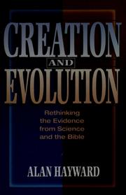 Cover of Creation and evolution by Alan Hayward