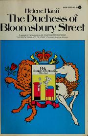 Front cover of The Duchess of Bloomsbury Street by Helene Hanff