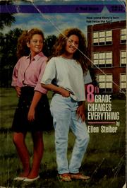 Cover of Eighth grade changes everything by Ellen Steiber
