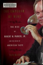 Front cover of The emperor of wine by Elin McCoy