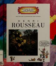 Front cover of Henri Rousseau by Mike Venezia