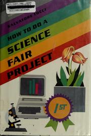 Cover of How to do a science fair project by Salvatore Tocci