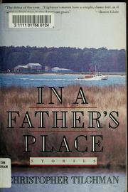 Cover of In a father's place by Christopher Tilghman