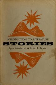 Cover of Introduction to literature -- stories by Lynn Altenbernd