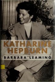 Cover of Katharine Hepburn by Barbara Leaming