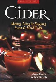 Front cover of Sweet & Hard Cider by Annie Proulx