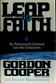 Front cover of Leap of faith by Gordon Cooper