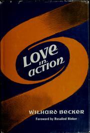 Cover of Love in action by Wilhard Becker