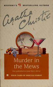 Front cover of Murder in the Mews by Agatha Christie