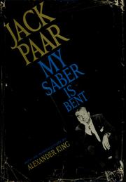 Front cover of My saber is bent by Jack Paar