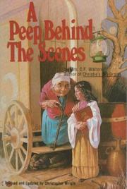Cover of A peep behind the scenes by Mrs. O. F. Walton