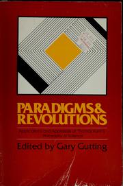 Front cover of Paradigms and revolutions by Gary Gutting