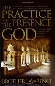Front cover of The practice of the presence of God by Brother Lawrence of the Resurrection