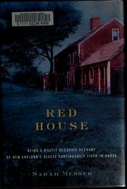 Cover of Red house by Sarah Messer