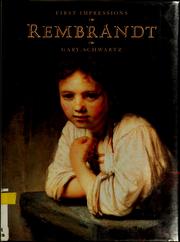 Cover of Rembrandt by Gary Schwartz