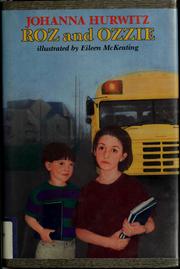 Front cover of Roz and Ozzie by Johanna Hurwitz