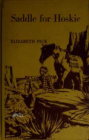 Front cover of Saddle for Hoskie by Elizabeth Pack
