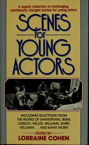 Cover of Scenes for young actors by Lorraine Cohen