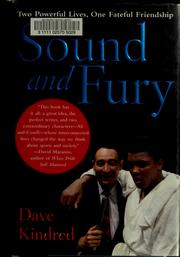 Front cover of Sound and fury by Dave Kindred