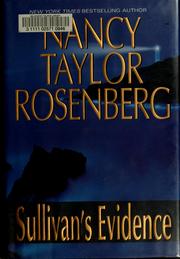 Cover of Sullivan's evidence by Nancy Taylor Rosenberg