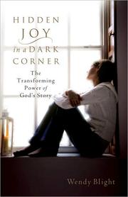 Front cover of Hidden joy in a dark corner by Wendy Blight