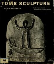 Cover of Tomb sculpture by Erwin Panofsky
