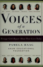 Front cover of Voices of a generation by Pamela Haag